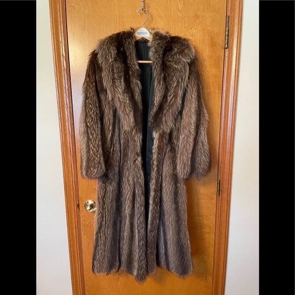 Vintage Raccoon Full length fur coat (real)